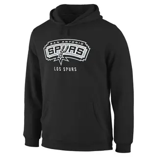 San Antonio Spurs Men's Black Noches Enebea Pullover Hoodie -