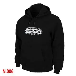 San Antonio Spurs Men's Black Pullover Hoodie -