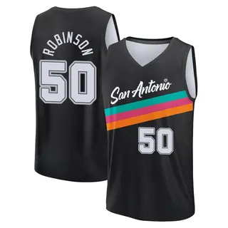 San Antonio Spurs Men's David Robinson Black Fast Break 2025/26 City Edition Jersey