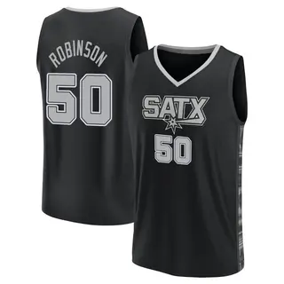 San Antonio Spurs Men's David Robinson Black Fast Break Statement Edition 2022/23 Jersey
