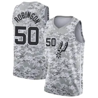 San Antonio Spurs Men's David Robinson White Swingman 2018/19 Jersey - Earned Edition