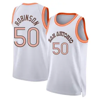 San Antonio Spurs Men's David Robinson White Swingman 2023/24 City Edition Jersey