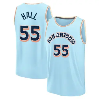San Antonio Spurs Men's Jordan Hall Light Blue Fast Break Fanatics 2024/25 City Edition Jersey