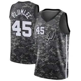 San Antonio Spurs Men's Mason Plumlee Black Swingman Jersey - City Edition