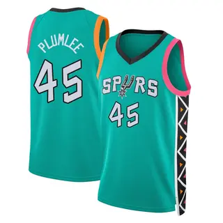 San Antonio Spurs Men's Mason Plumlee Fast Break Turquoise 2022/23 City Edition Jersey