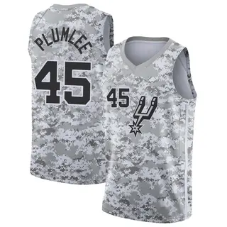 San Antonio Spurs Men's Mason Plumlee White Swingman 2018/19 Jersey - Earned Edition