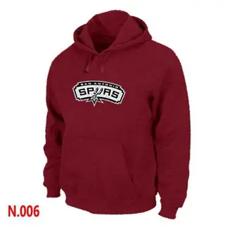 San Antonio Spurs Men's Red Pullover Hoodie -