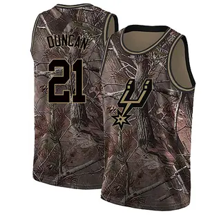 San Antonio Spurs Men's Tim Duncan Camo Swingman Realtree Collection Jersey