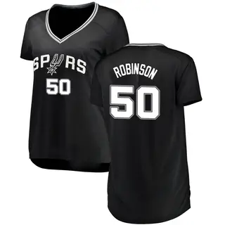 San Antonio Spurs Women's David Robinson Black Fast Break Jersey - Icon Edition