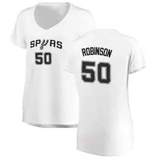 San Antonio Spurs Women's David Robinson White Fast Break Jersey - Association Edition