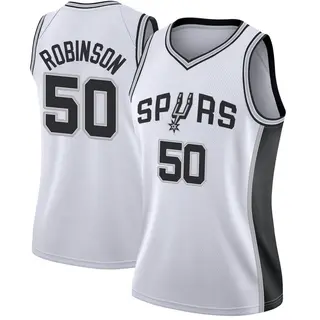 San Antonio Spurs Women's David Robinson White Swingman Jersey - Association Edition