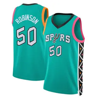 San Antonio Spurs Youth David Robinson Fast Break Turquoise 2022/23 City Edition Jersey