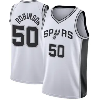 San Antonio Spurs Youth David Robinson White Fast Break Jersey - Association Edition