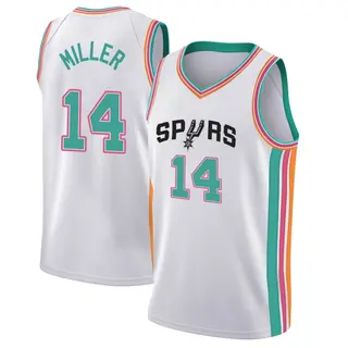 San Antonio Spurs Youth Emanuel Miller White Swingman 2021/22 City Edition Jersey