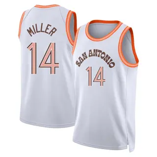San Antonio Spurs Youth Emanuel Miller White Swingman 2023/24 City Edition Jersey