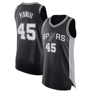 San Antonio Spurs Youth Mason Plumlee Black Authentic Jersey - Icon Edition
