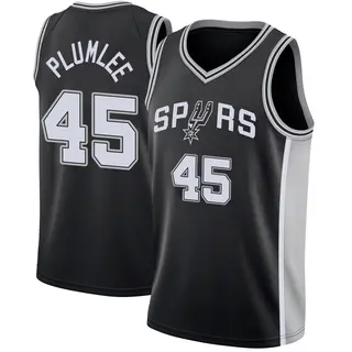 San Antonio Spurs Youth Mason Plumlee Black Swingman Jersey - Icon Edition